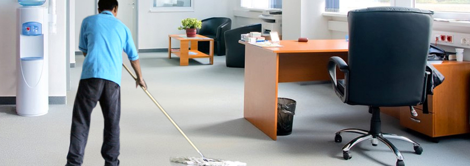 Commercial floor cleaning