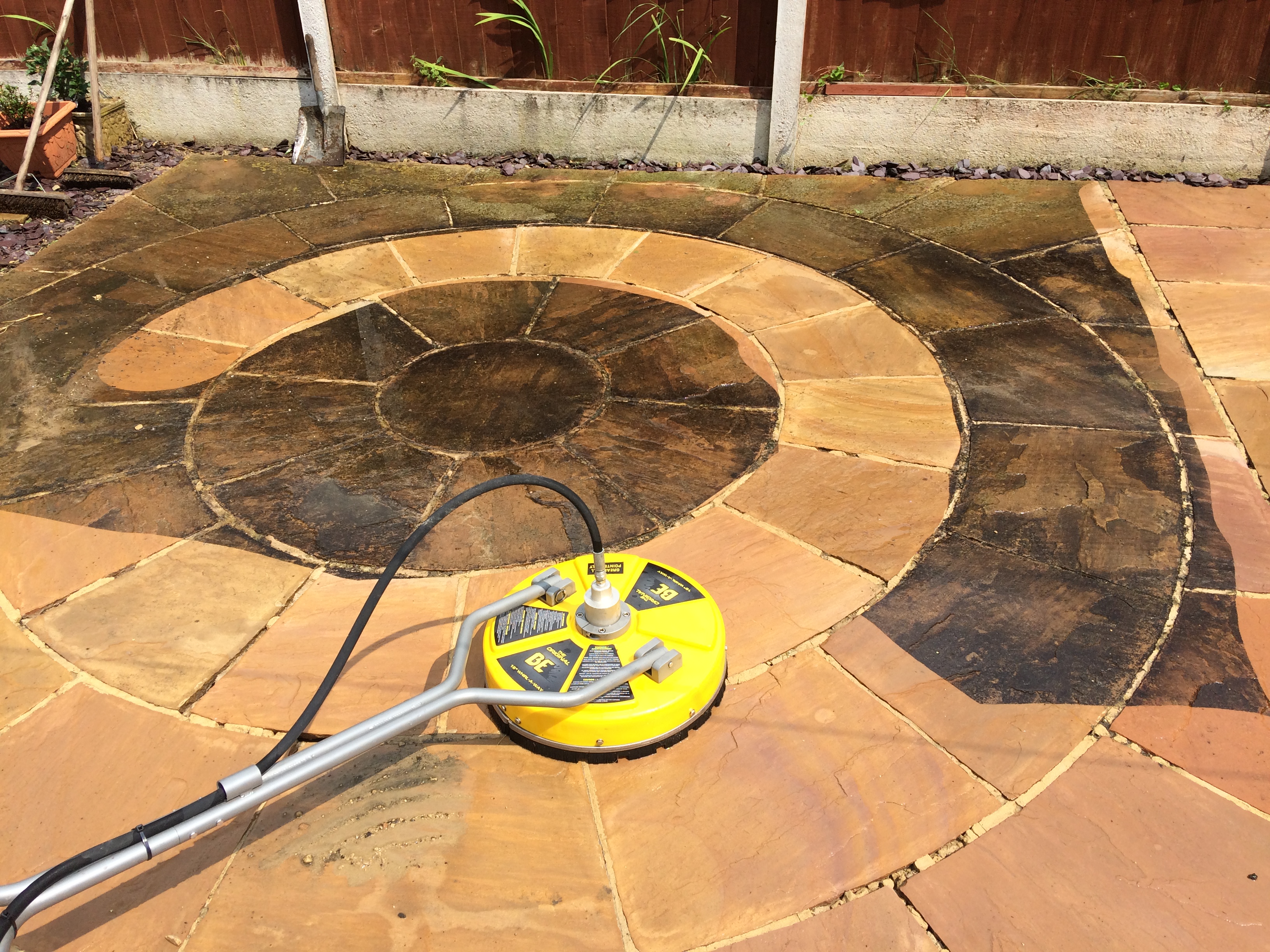 Pressure washing